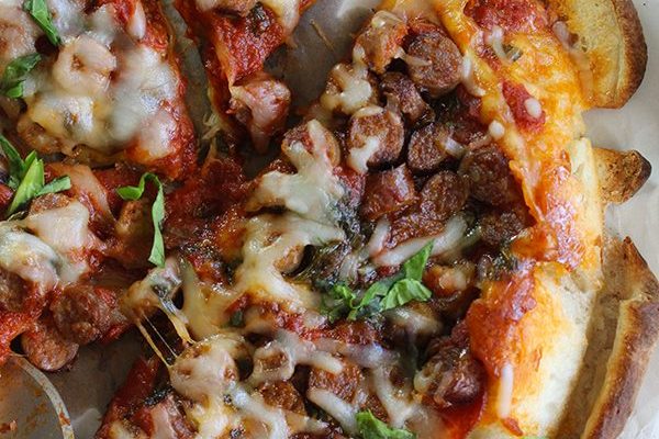 Upside Down Deep Dish Pizza