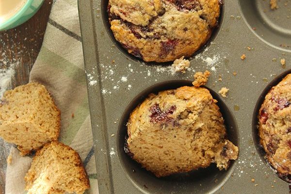 Peanut Butter & Jelly Muffins (GF and Paleo)