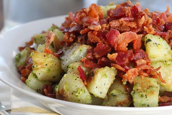Roasted Potatoes with Bacon
